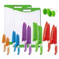 Snow Joe EatNeat Knife Set W Sharpener  Cutting Board BDL-A0028